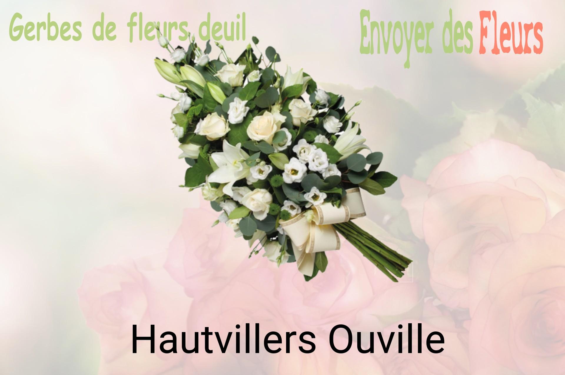 Gerbe de fleurs de deuil livrée à Hautvillers-Ouville